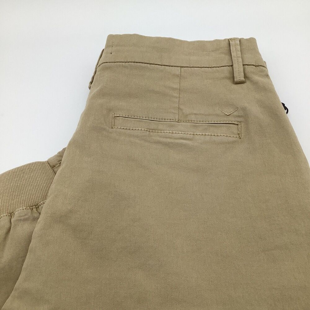 Hudson Jeans Mens Tailored Fit‎ Jogger Twill Chino Pants Tan Size 32 x 29 NWT
